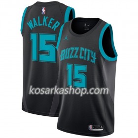 Dres Charlotte Hornets Kemba Walker 15 2018-19 Jordan Brand City Edition Crna Swingman